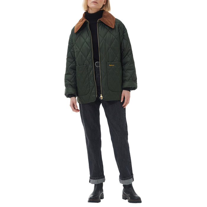 Barbour Woodhall Quilt Jacket - Women's Sage/Ancient