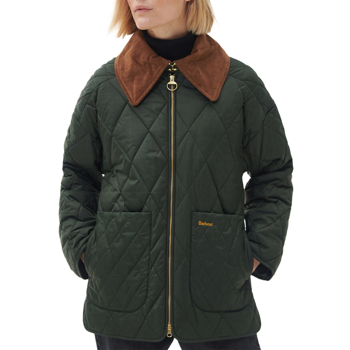 Barbour Woodhall Quilt Jacket - Women's Sage/Ancient