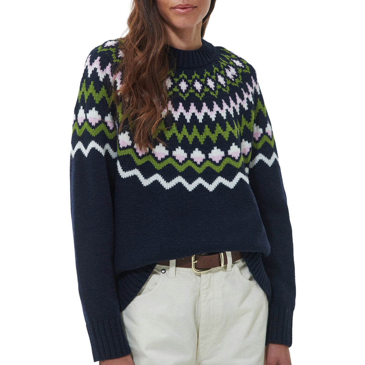 Barbour Chesil Knit Sweater - Women's Navy