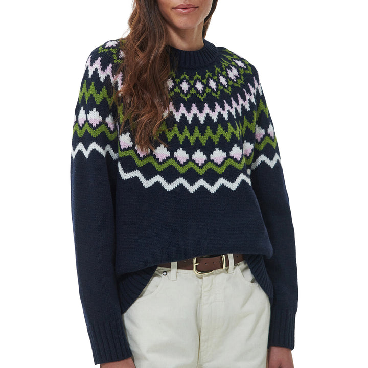 Barbour Chesil Knit Sweater - Women's Navy
