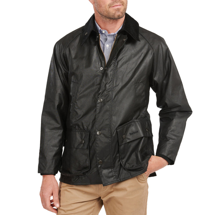 Barbour Bedale Wax Jacket - Men's Black