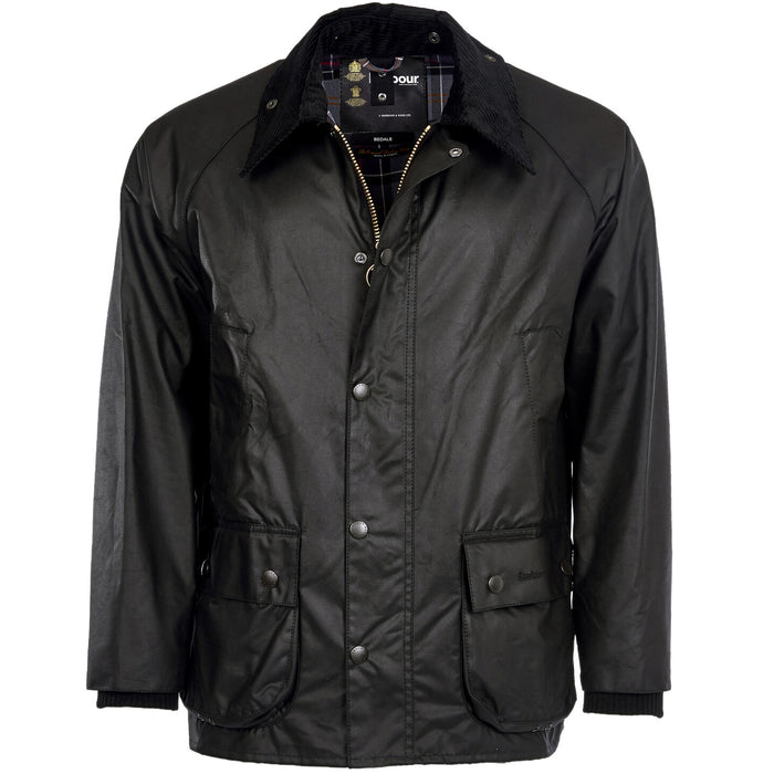 Barbour Bedale Wax Jacket - Men's Black