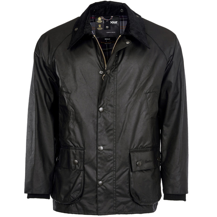Barbour Bedale Wax Jacket - Men's Black