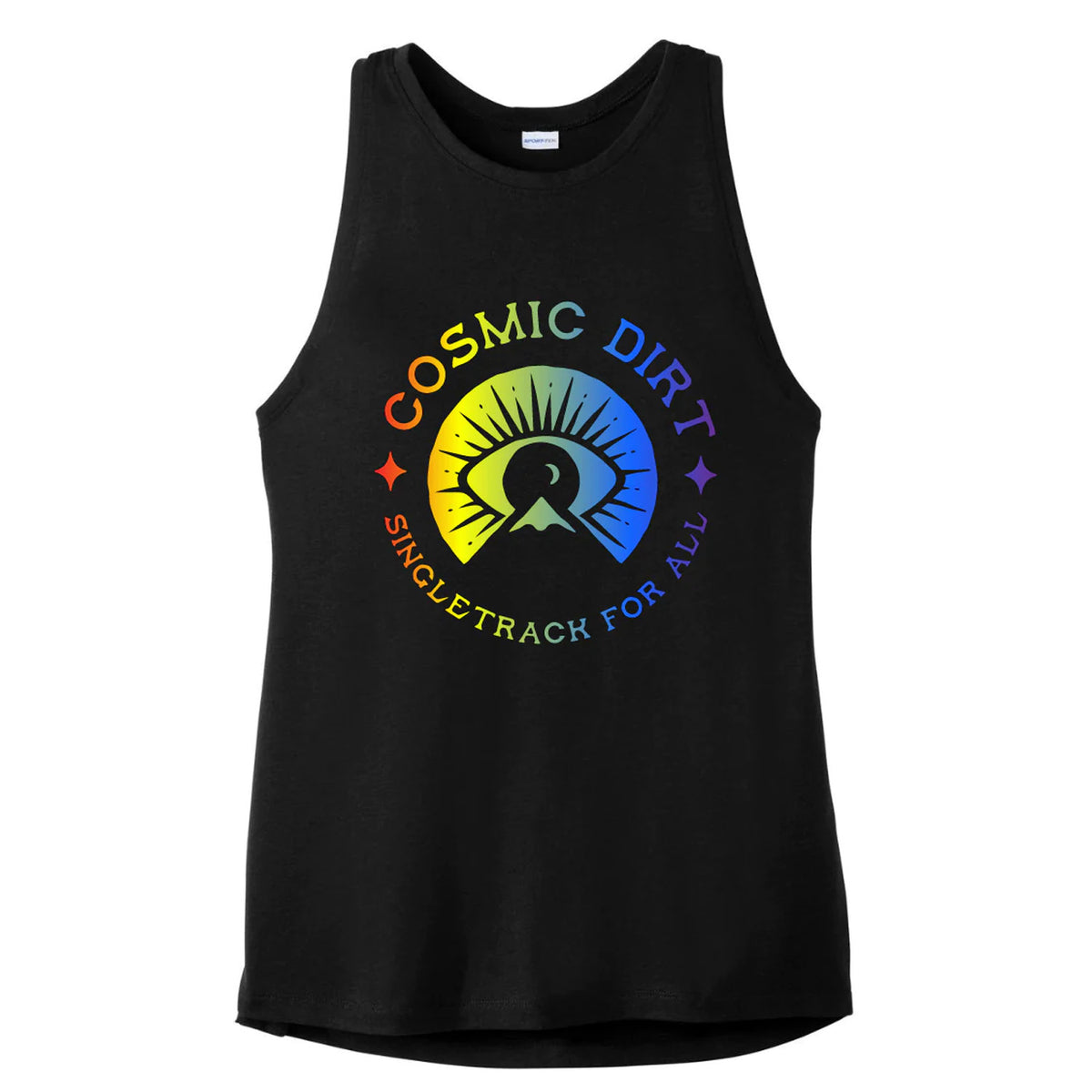Cosmic Dirt Pride Edition Singletrack For All Tech Tank Black