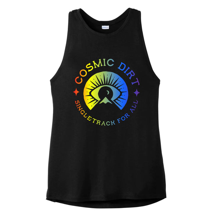 Cosmic Dirt Pride Edition Singletrack For All Tech Tank Black