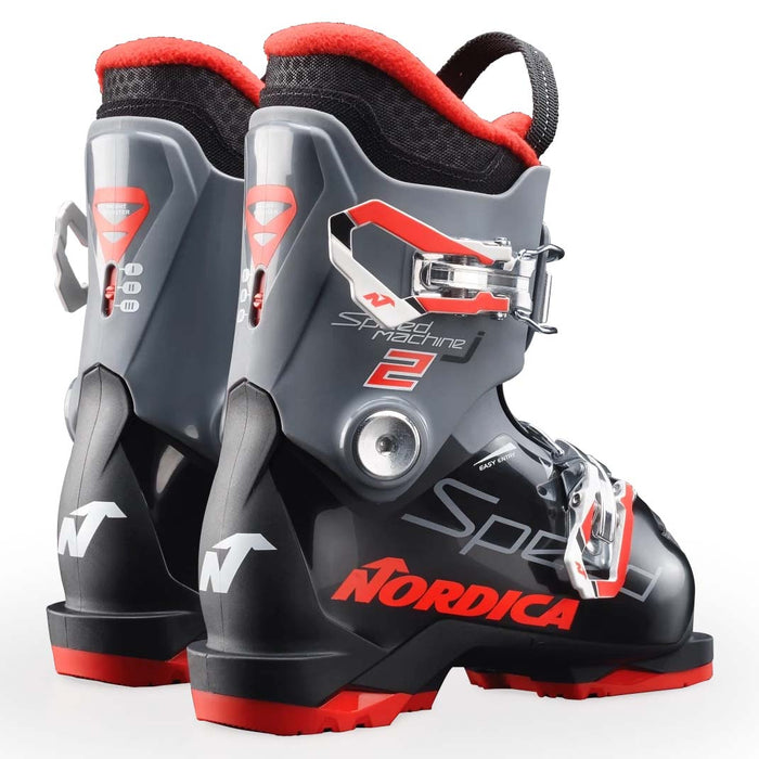 Nordica Speedmachine J2 Ski Boots - Kids' 2026 Black/Anthracite/Red