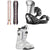 Salomon Dancehaul Snowboard + District Pro Team Snowboard Bindings + Dialogue Dual Boa Snowboard Boots 2024
