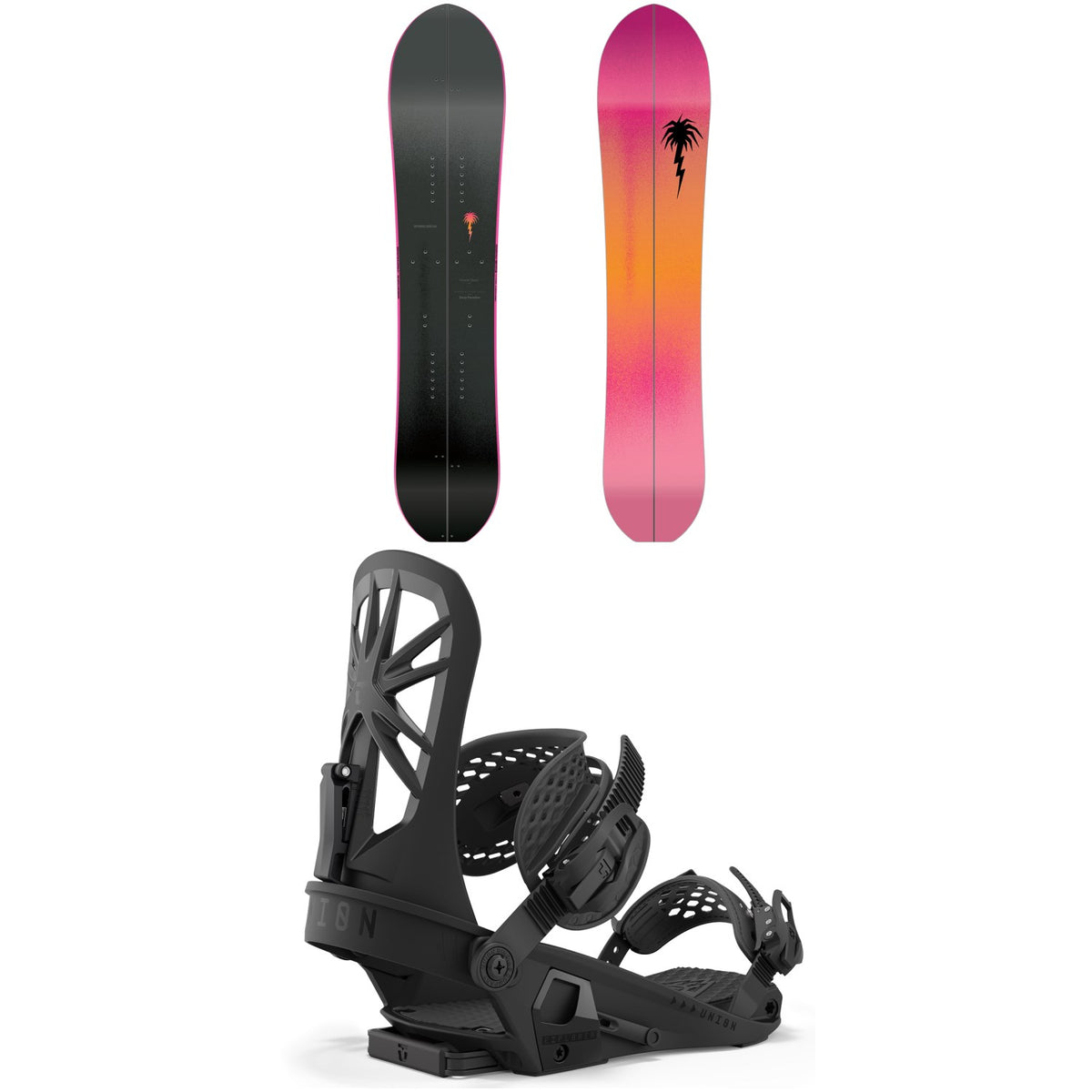 CAPiTA Spring Break Powder Racer Splitboard + Union Explorer Splitboard Bindings 2024