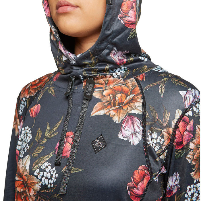 Rojo Outerwear Splendid Base Layer Hoodie Top - Women's Bittersweet Bouquet