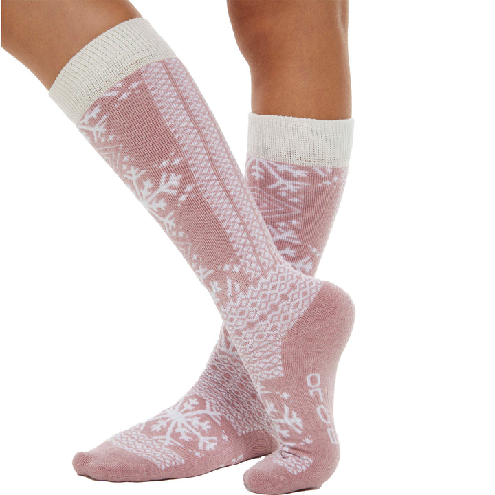 Rojo Outerwear Snow Worries Socks - Girls' Misty Rose