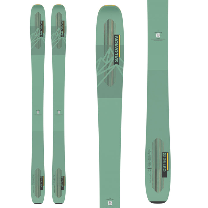 Salomon QST 92 Skis + Marker Squire 11 Bindings 2023