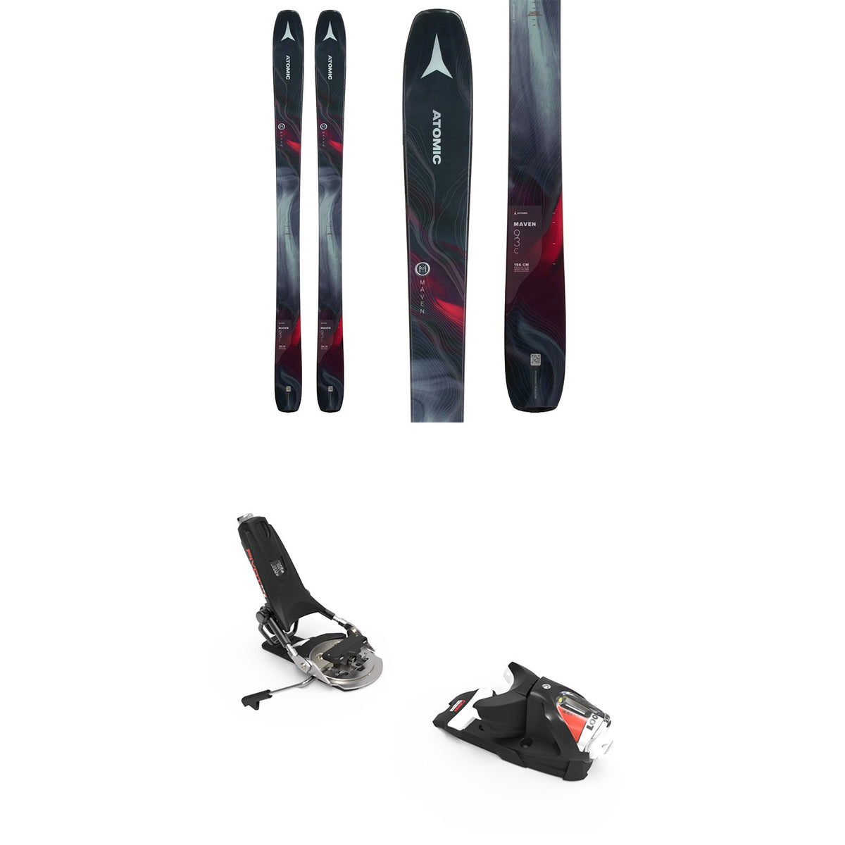 Atomic Maven 93 C Skis + Look Pivot 14 GW Bindings - Women's 2023