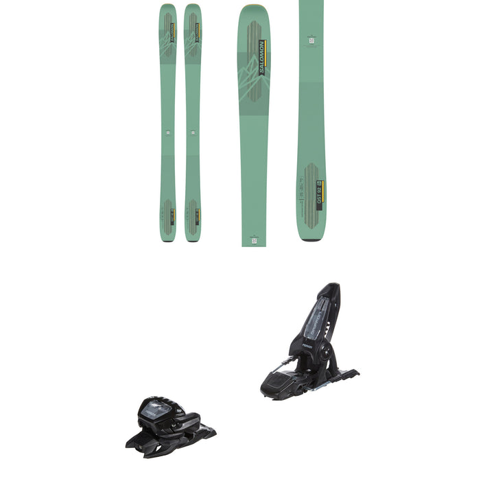 Salomon QST 92 Skis + Marker Griffon 13 ID Bindings 2023
