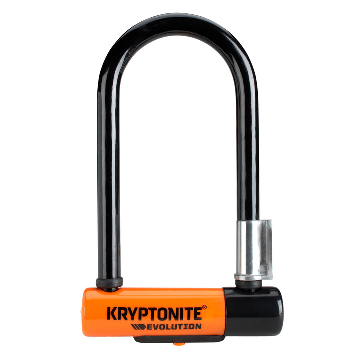 Kryptonite Evolution Mini-7 U-Lock with 4' Flex Cable Orange
