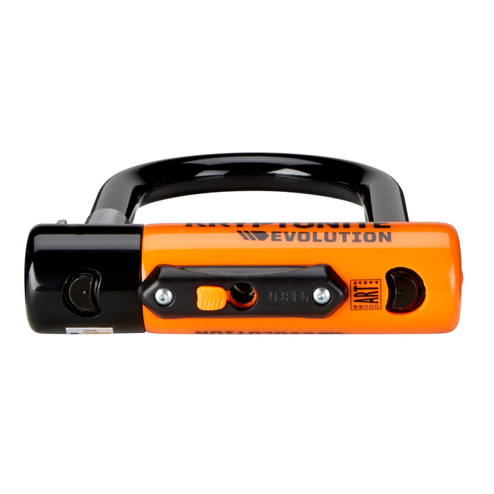 Kryptonite Evolution Mini-7 U-Lock with 4' Flex Cable Orange