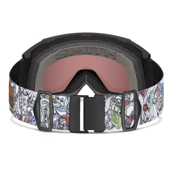 Smith x Oyuki Squad MAG Goggles Oyuki x Smith/ChromaPop Everyday Red Mirror+ChromaPop Storm Rose Flash