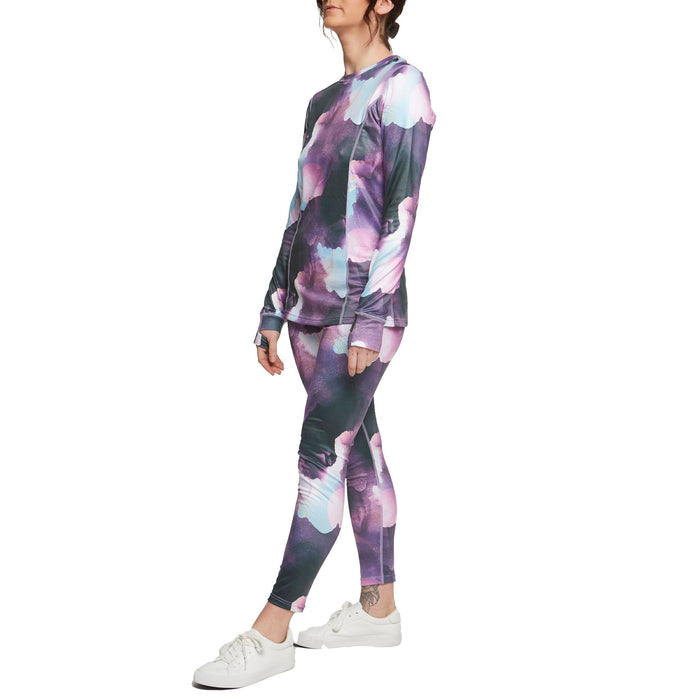 Rojo Outerwear Living Best Life Crewneck Top - Women's Watercolour Universe