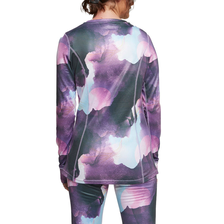 Rojo Outerwear Living Best Life Crewneck Top - Women's Watercolour Universe