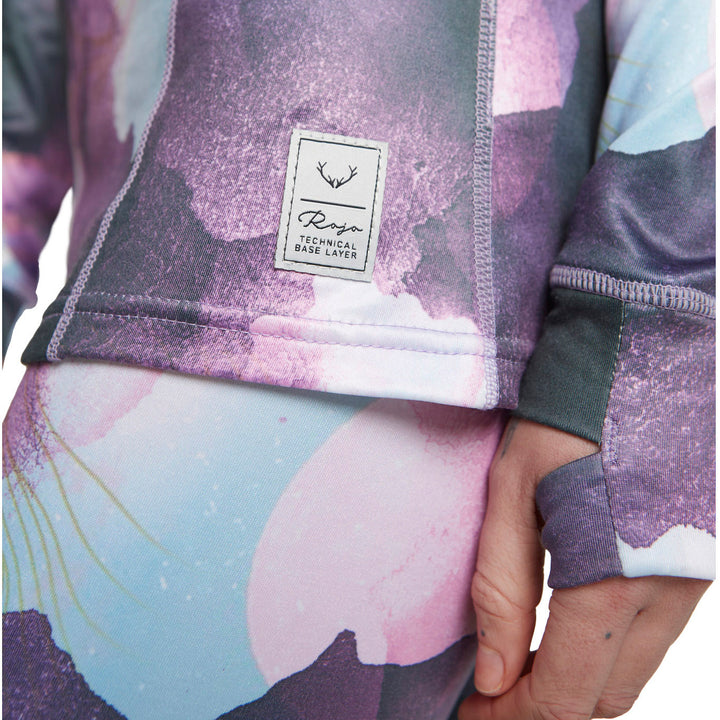 Rojo Outerwear Living Best Life Crewneck Top - Women's Watercolour Universe