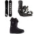 Burton Process Snowboard + Cartel EST Snowboard Bindings + Swath Boa Snowboard Boots 2024