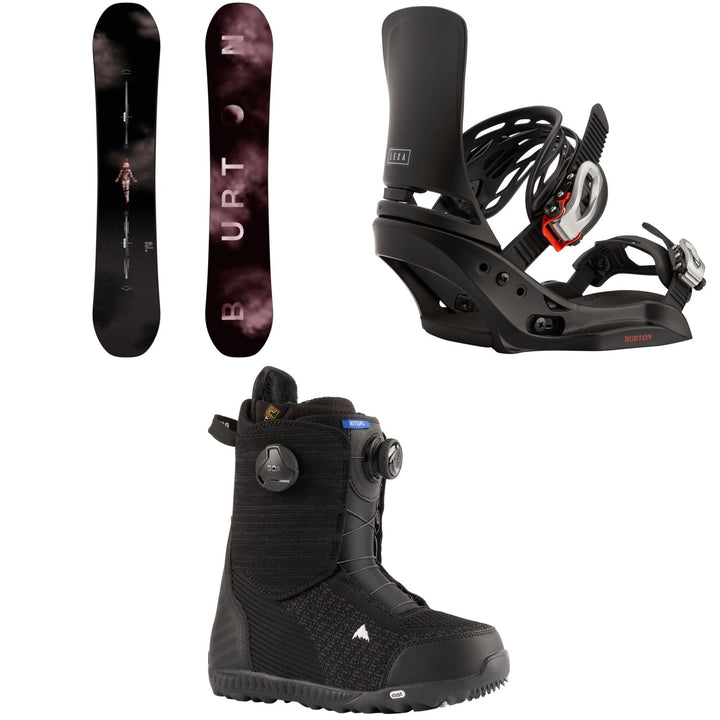 Burton Talent Scout Snowboard + Lexa EST Snowboard Bindings + Ritual LTD Boa Snowboard Boots - Women's 2024