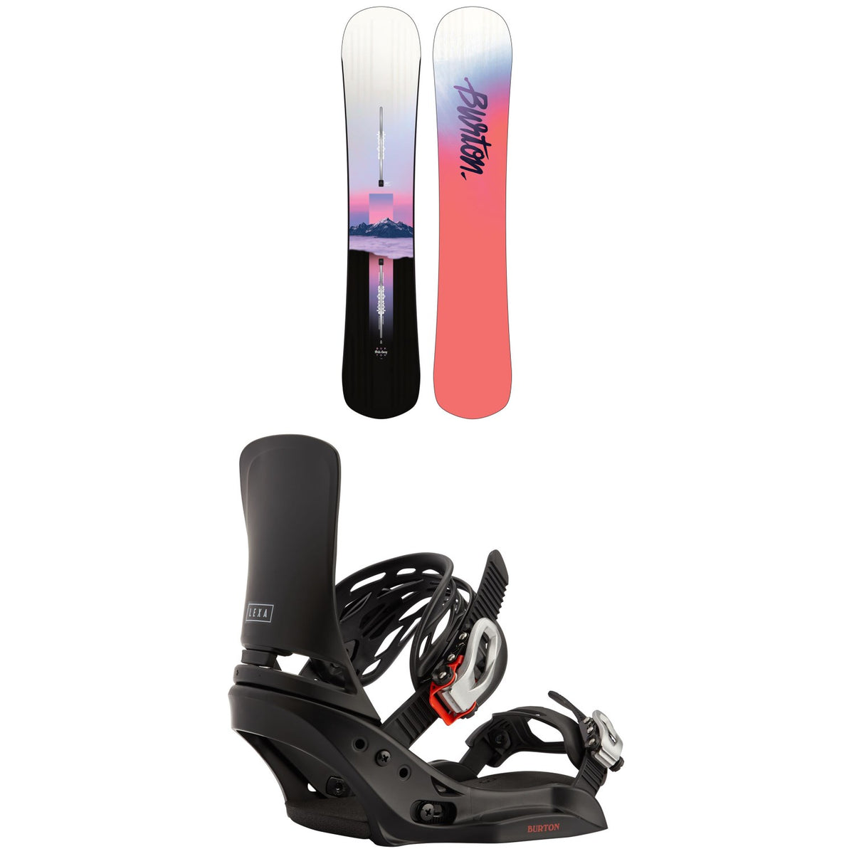 Burton Hideaway Snowboard + Lexa EST Snowboard Bindings - Women's 2024