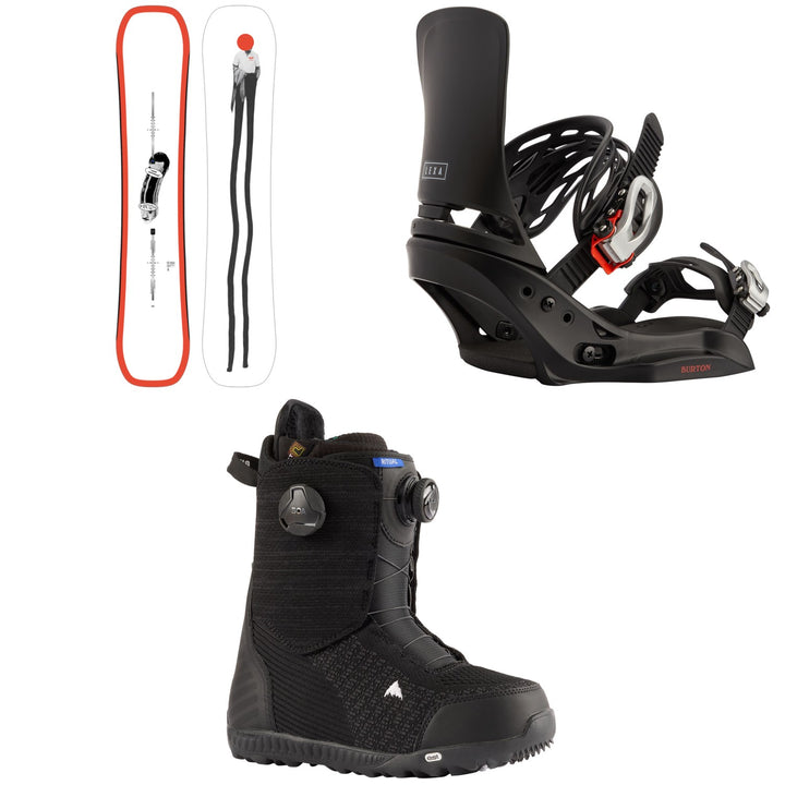 Burton Good Company Snowboard + Lexa EST Snowboard Bindings + Ritual LTD Boa Snowboard Boots - Women's 2024