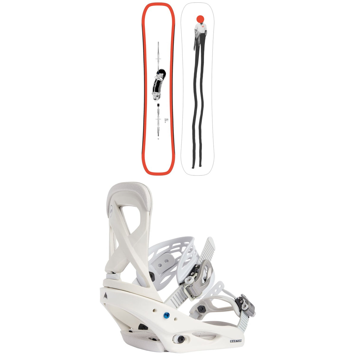 Burton Good Company Snowboard + Scribe Snowboard Bindings - Women's 2024