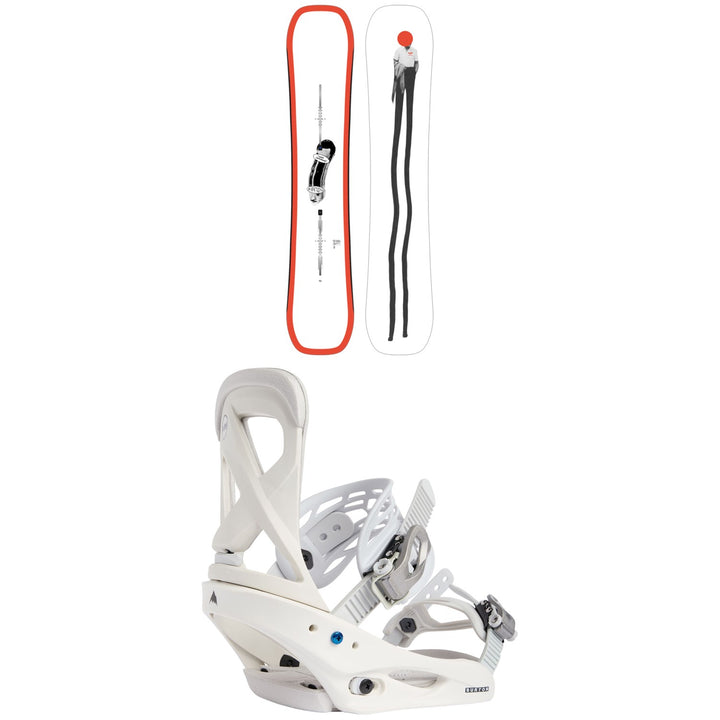 Burton Good Company Snowboard + Scribe Snowboard Bindings - Women's 2024