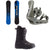 Burton Ripcord Snowboard + Freestyle Snowboard Bindings + Moto Lace Snowboard Boots 2024