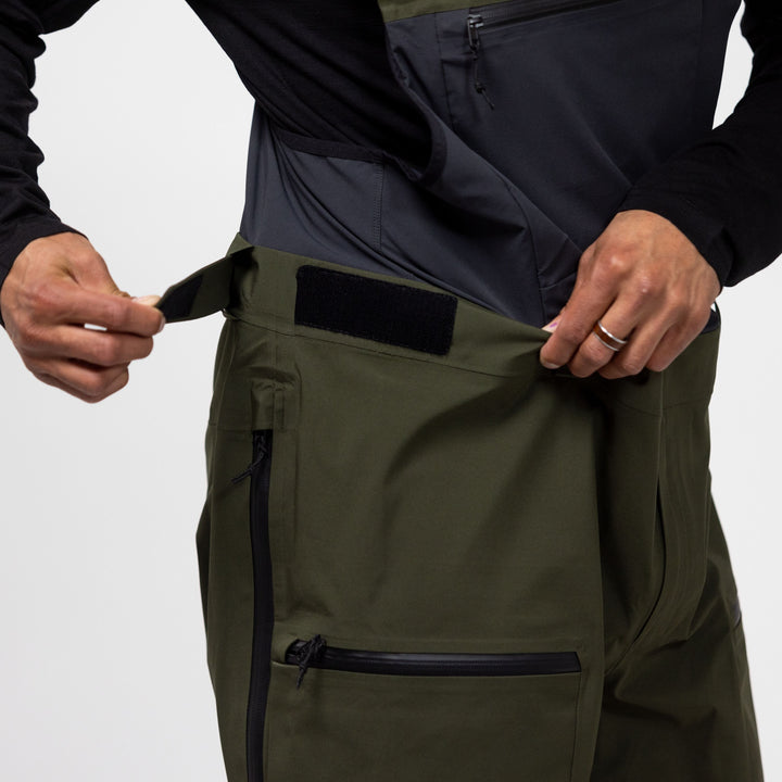 Jones Shralpinist Stretch Recycled Bibs - Men's Night Green