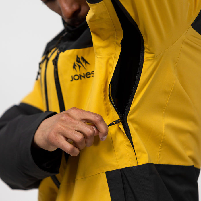 Jones Mountain Surf Recycled Jacket - Men's Sunrise Gold