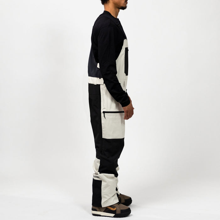 Jones Mountain Surf Recycled Bibs - Men's Mineral Gray