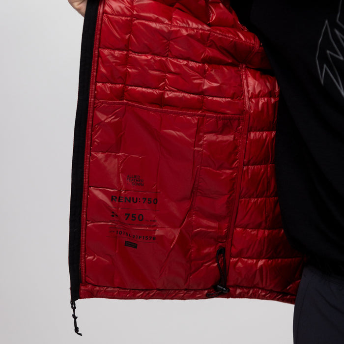 Jones Ultra Re-Up Down Recycled Jacket - Men's Safety Red