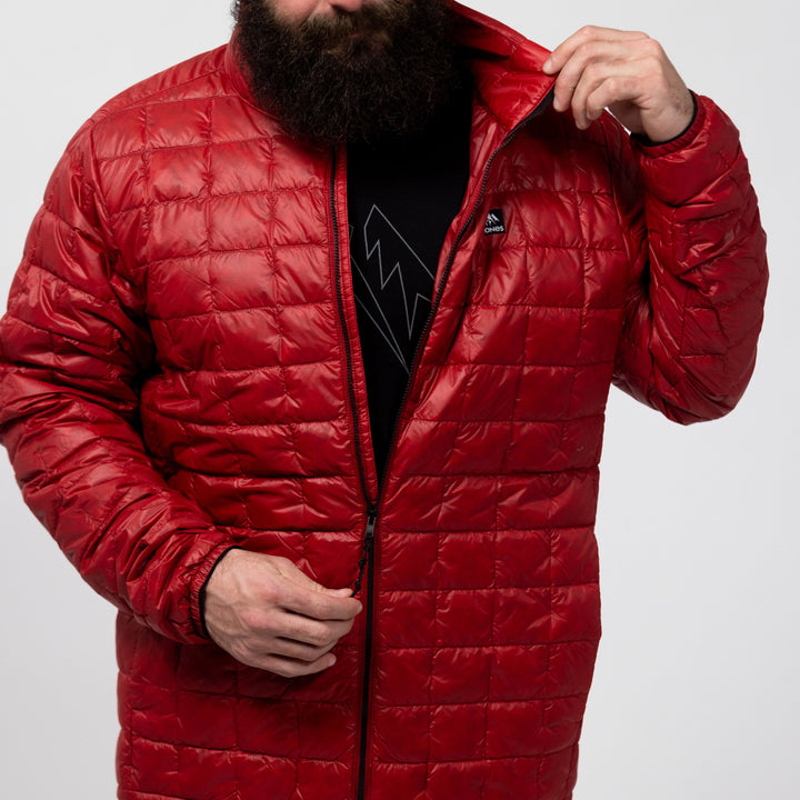 Jones Ultra Re-Up Down Recycled Jacket - Men's Safety Red