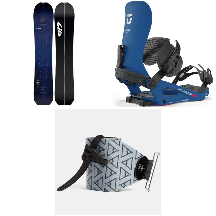 Lib Tech T.Rice Orca Splitboard + Union Charger Pro Splitboard Bindings + evo x Pomoca Pro Glide Splitboard Skins 2024