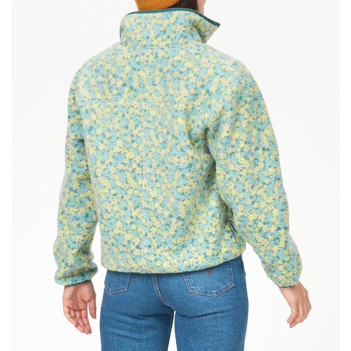 Marmot Aros Printed Fleece Jacket - Women's Limelight/Winter Flower