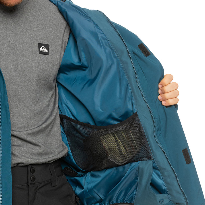 Quiksilver Mission Jacket - Men's Majolica Blue