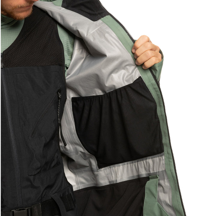 Quiksilver HLPRO Carlson GORE-TEX 3L Jacket - Men's Laurel Wreath