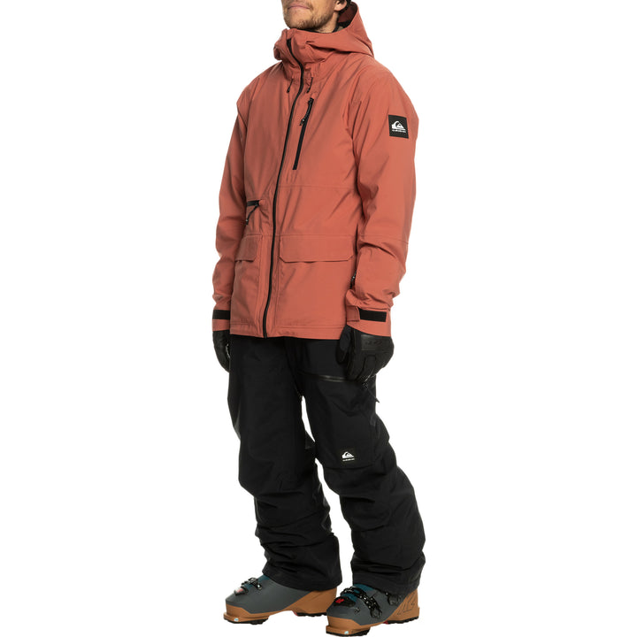 Quiksilver Carlson Stretch Quest Jacket - Men's Marsala