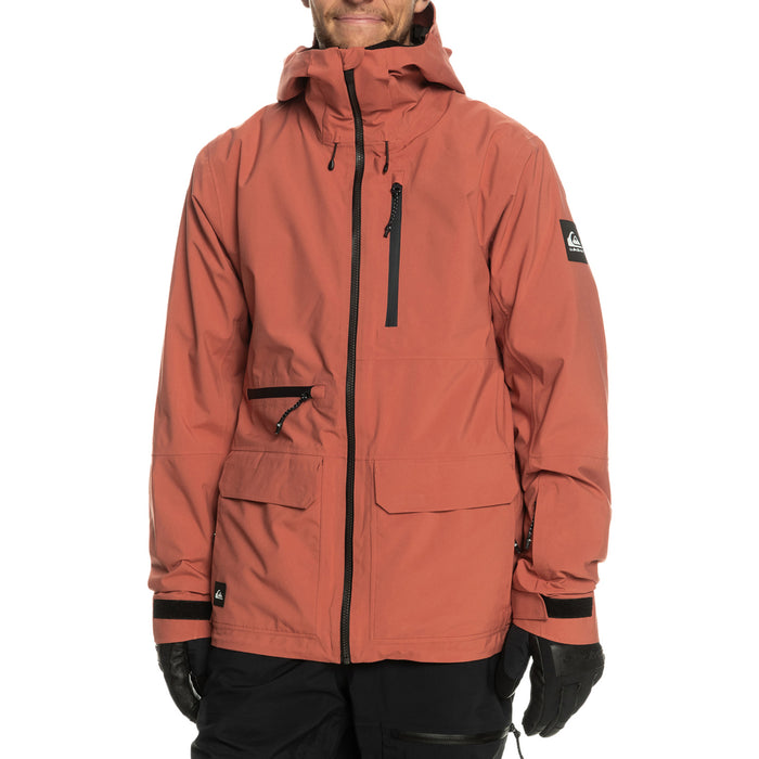 Quiksilver Carlson Stretch Quest Jacket - Men's Marsala