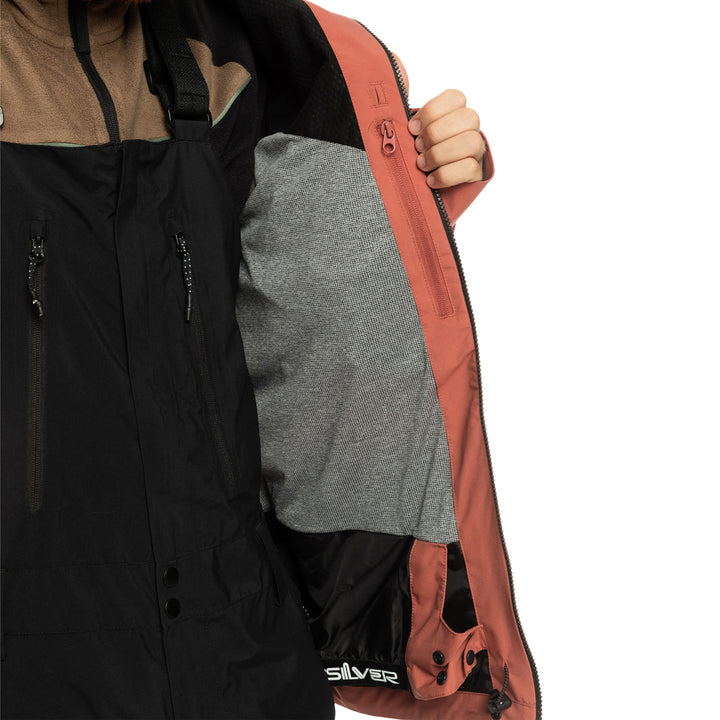 Quiksilver Carlson Stretch Quest Jacket - Men's Marsala