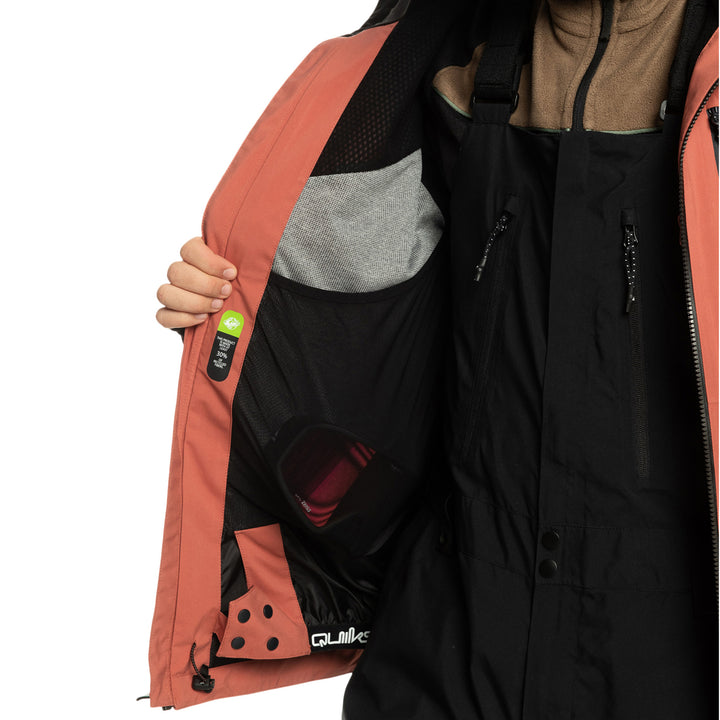 Quiksilver Carlson Stretch Quest Jacket - Men's Marsala