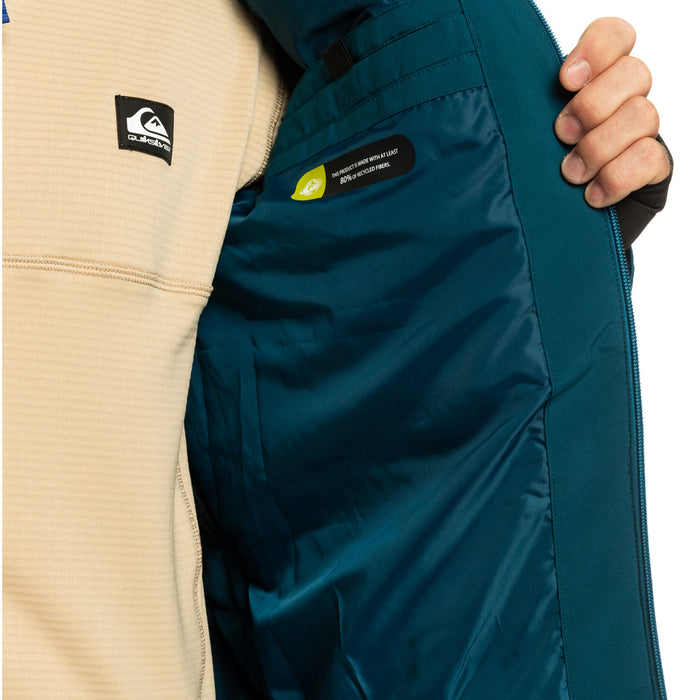 Quiksilver Sycamore Jacket - Men's Majolica Blue