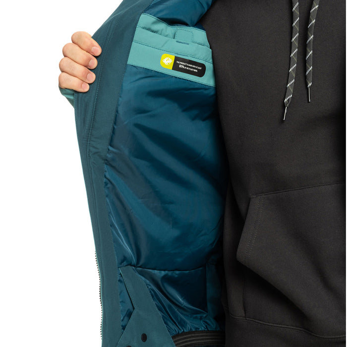 Quiksilver Mission Block Jacket - Men's Brittany Blue
