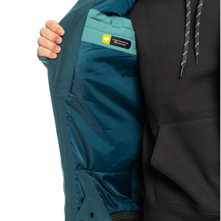 Quiksilver Mission Block Jacket - Men's Brittany Blue