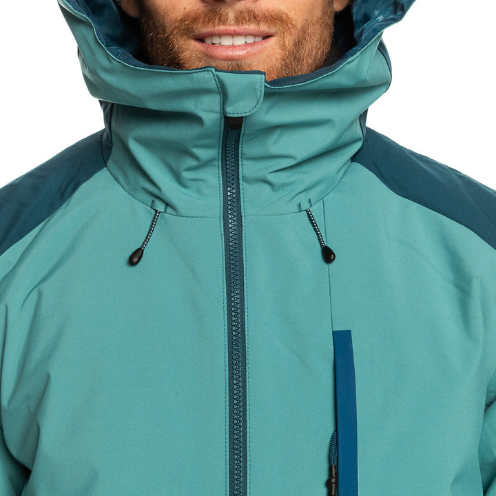 Quiksilver Mission Block Jacket - Men's Brittany Blue