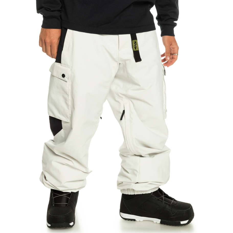 Quiksilver Snow Down Cargo Pants - Men's Nimbus Cloud
