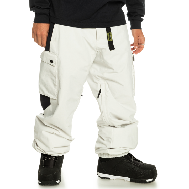 Quiksilver Snow Down Cargo Pants - Men's Nimbus Cloud