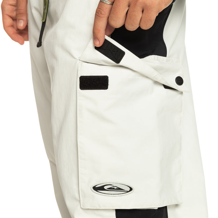 Quiksilver Snow Down Cargo Pants - Men's Nimbus Cloud